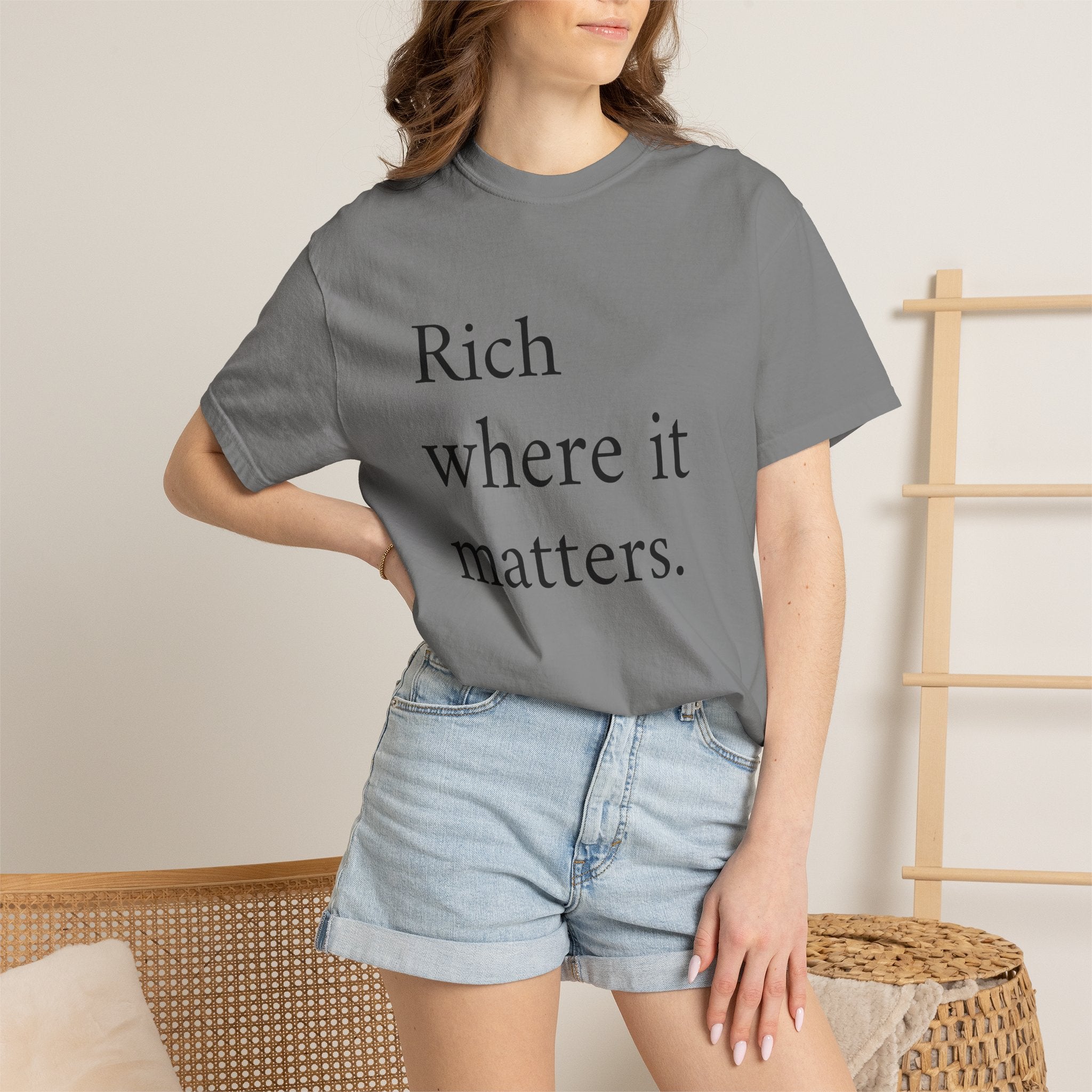LiveRicher Legacy tee | Rich Where It Matters t-shirt