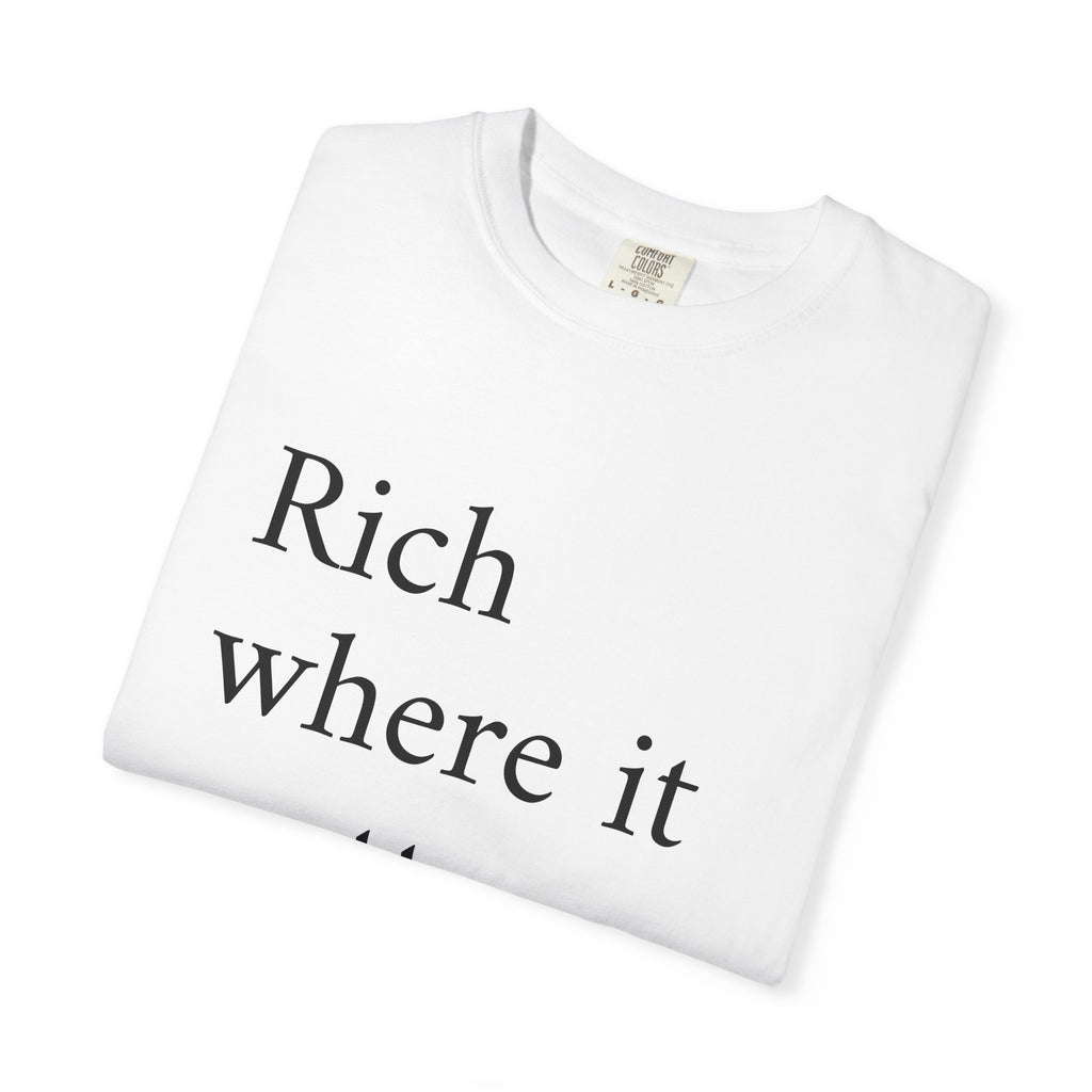 LiveRicher Legacy tee | Rich Where It Matters t-shirt
