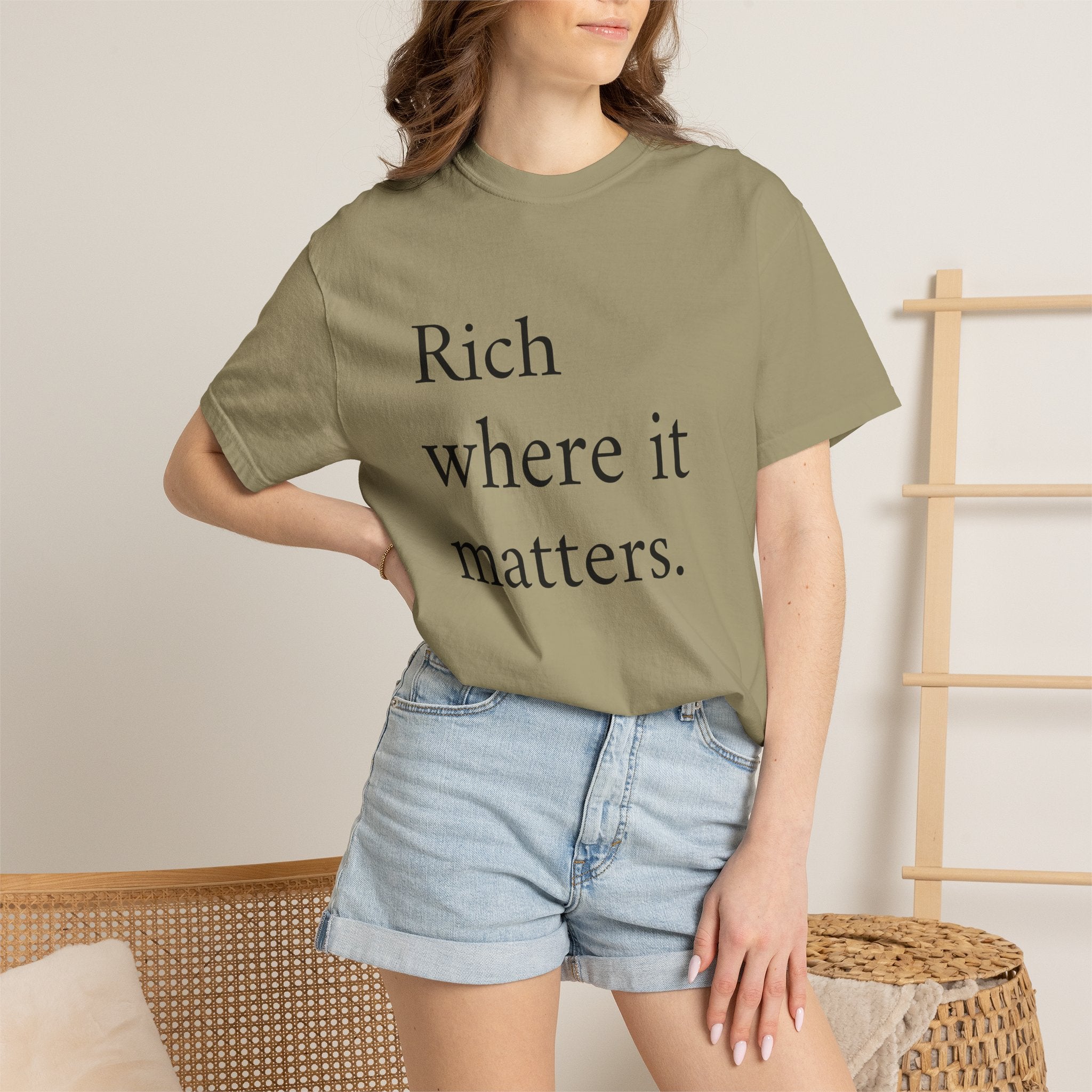 LiveRicher Legacy tee | Rich Where It Matters t-shirt