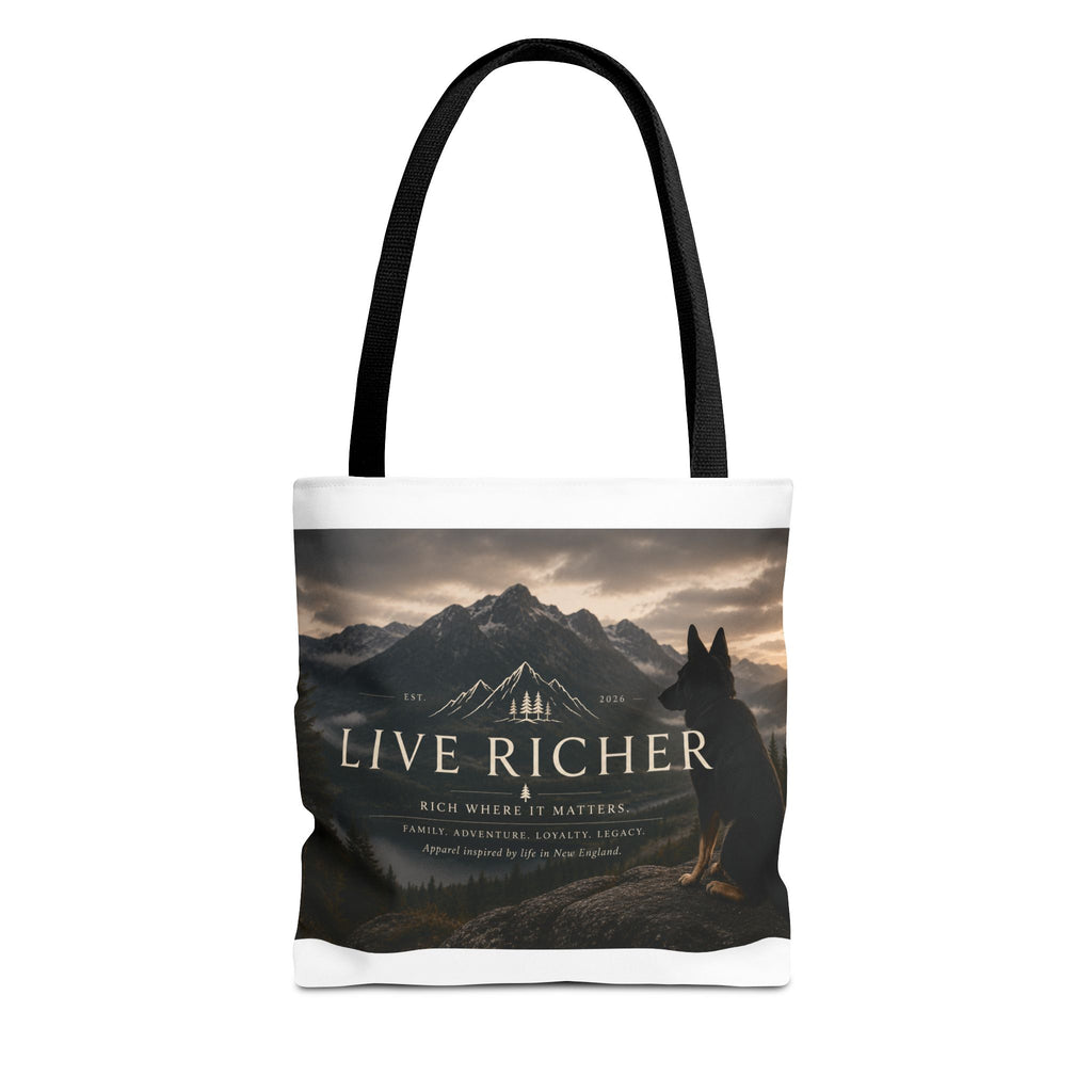 Live Richer Mountain Trail Tote