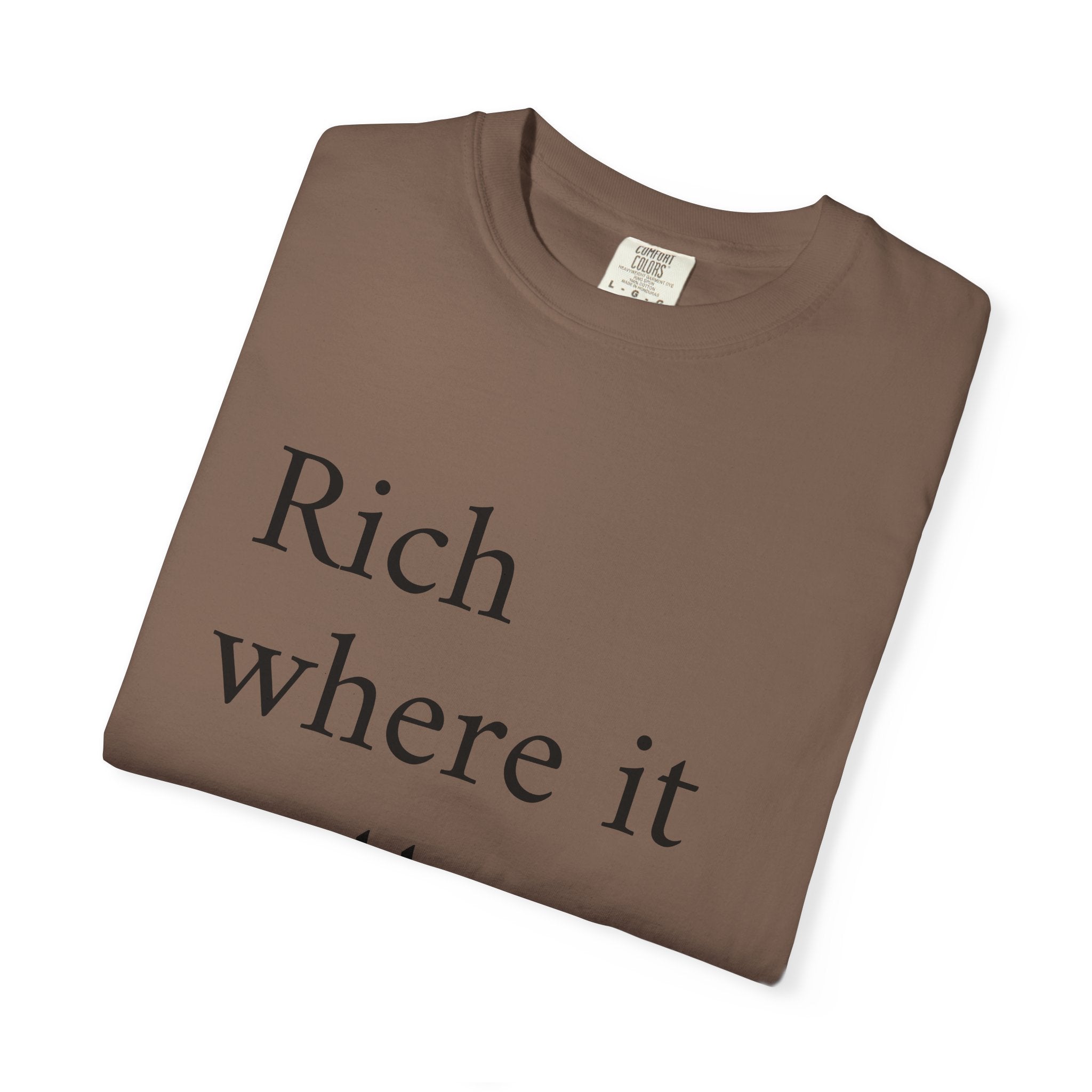 LiveRicher Legacy tee | Rich Where It Matters t-shirt