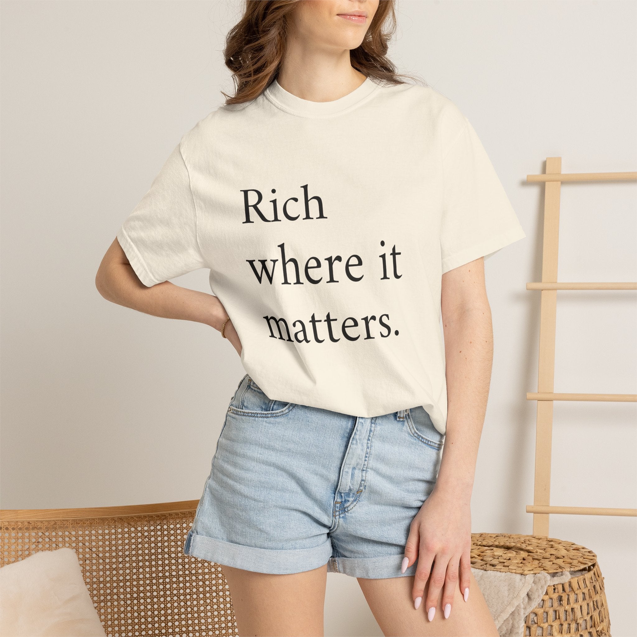 LiveRicher Legacy tee | Rich Where It Matters t-shirt