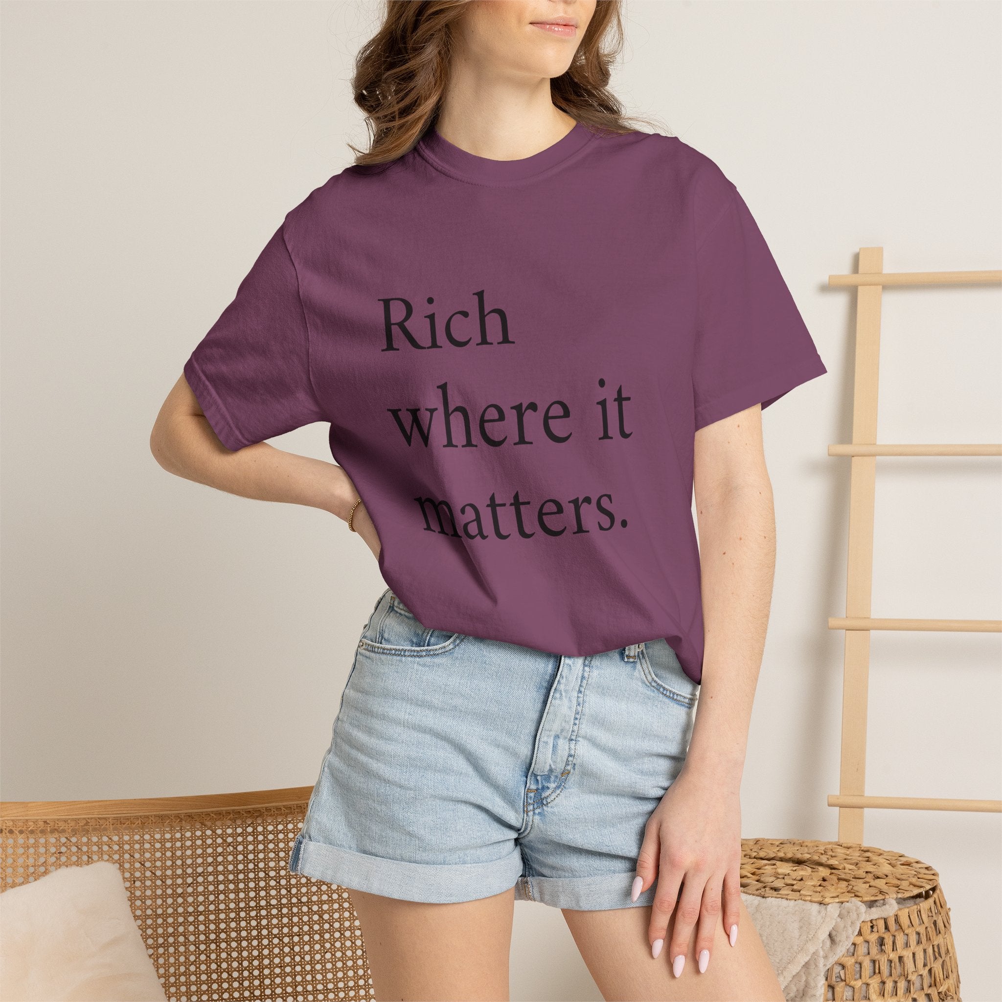 LiveRicher Legacy tee | Rich Where It Matters t-shirt