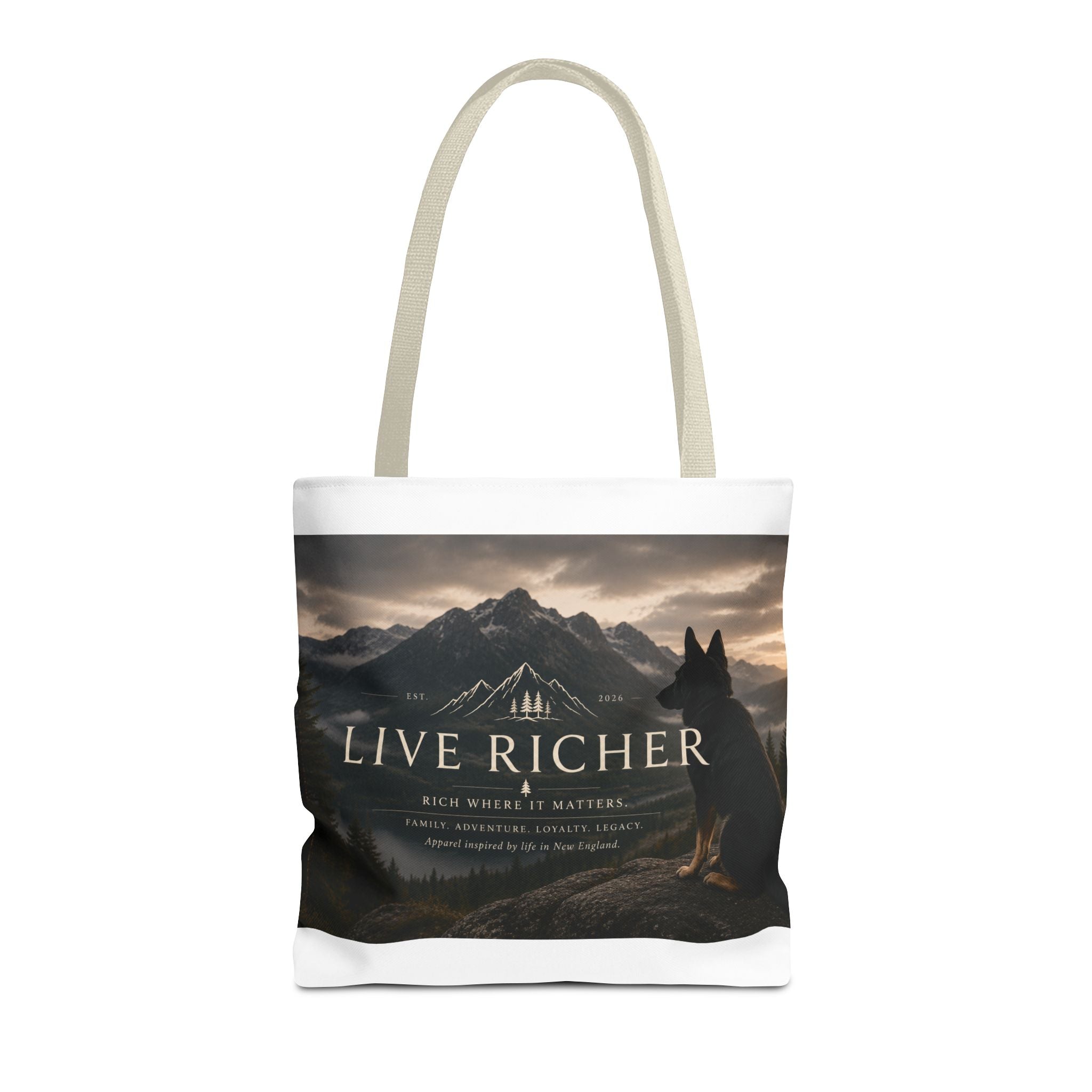Live Richer Mountain Trail Tote