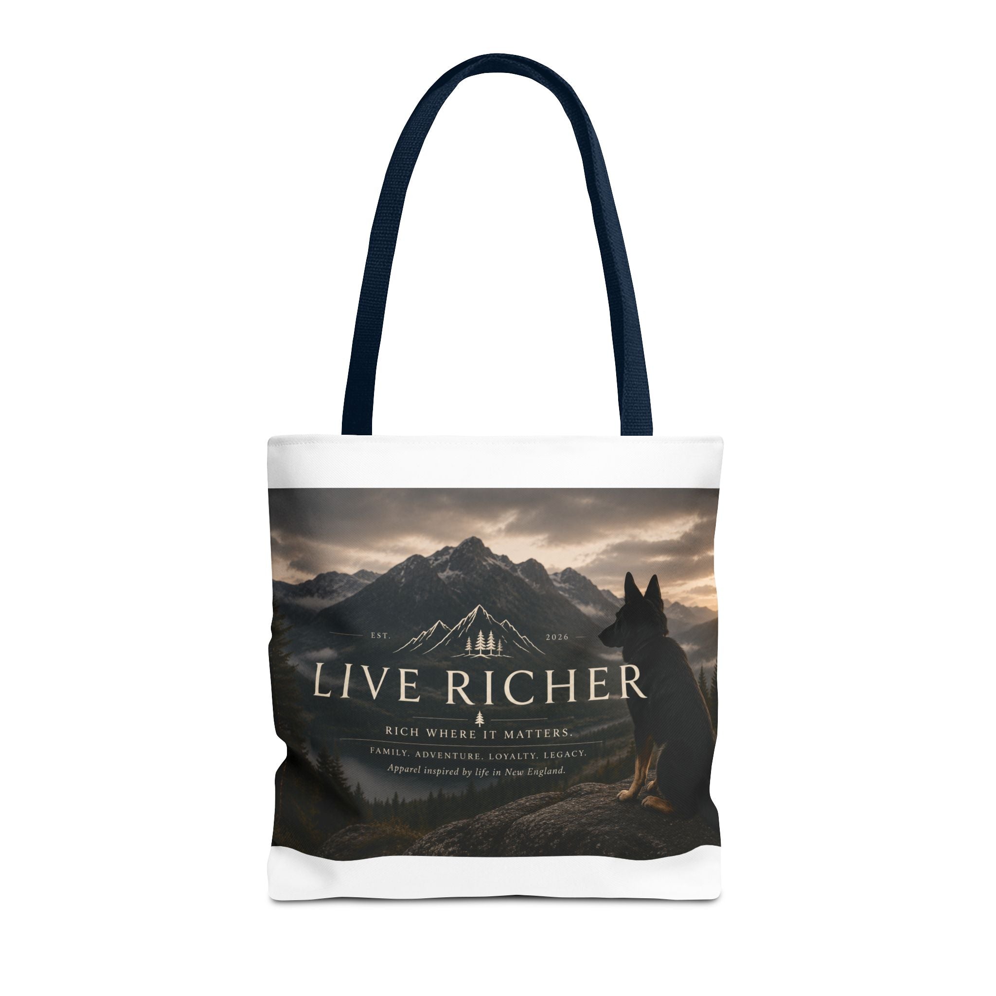 Live Richer Mountain Trail Tote