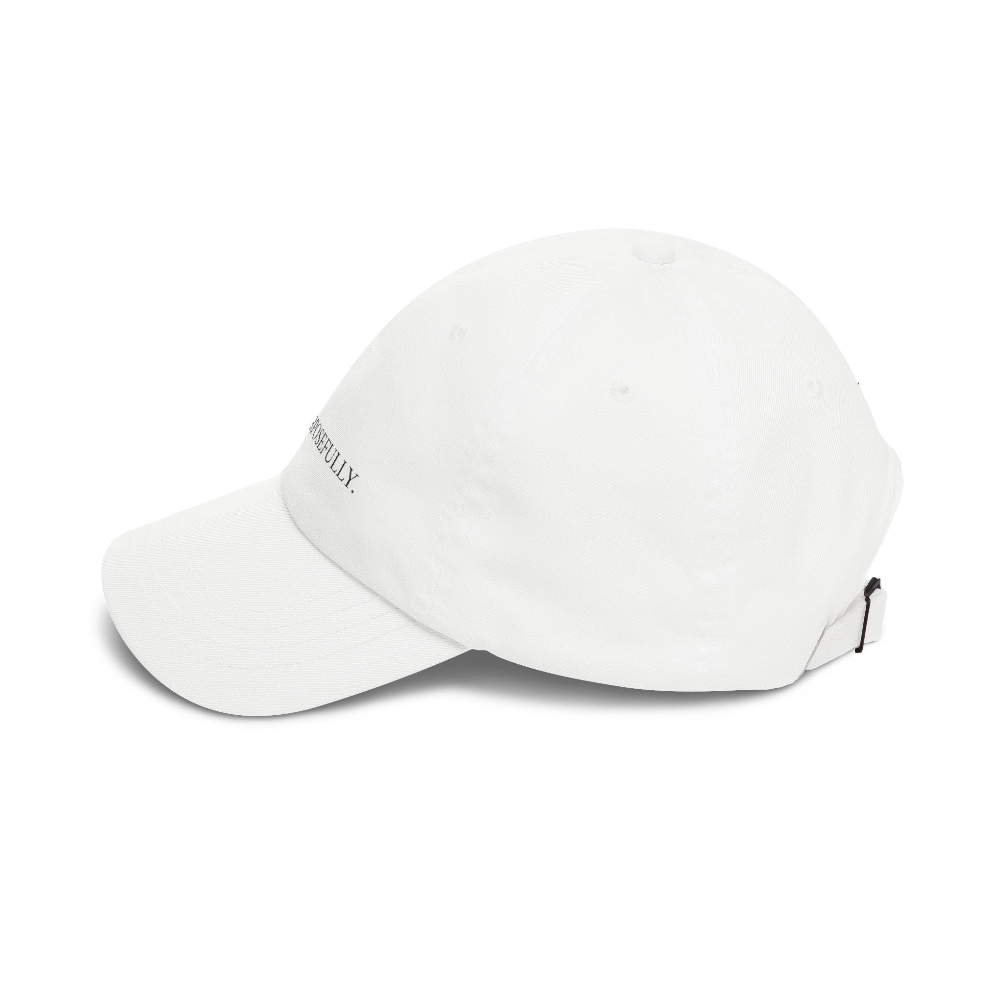 Dad Cap "Live Purposefully." Embroidered Minimalist Hat