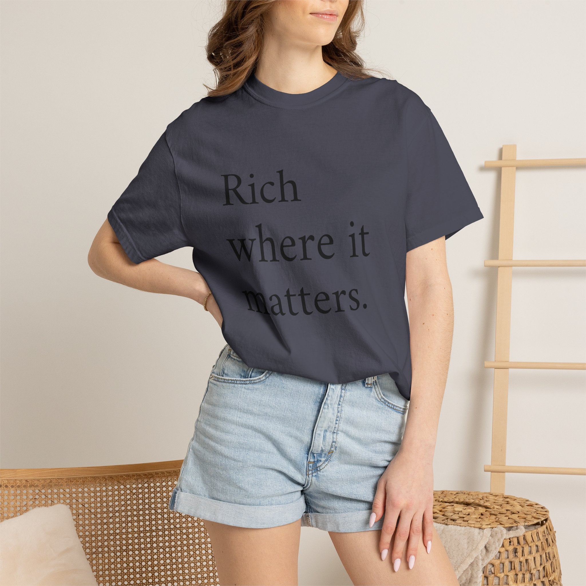 LiveRicher Legacy tee | Rich Where It Matters t-shirt