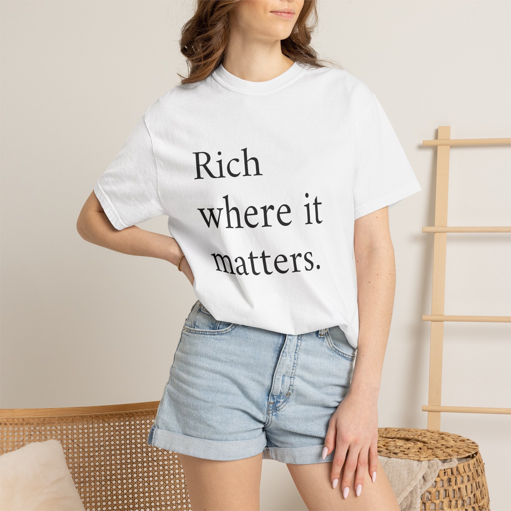 LiveRicher Legacy tee | Rich Where It Matters t-shirt