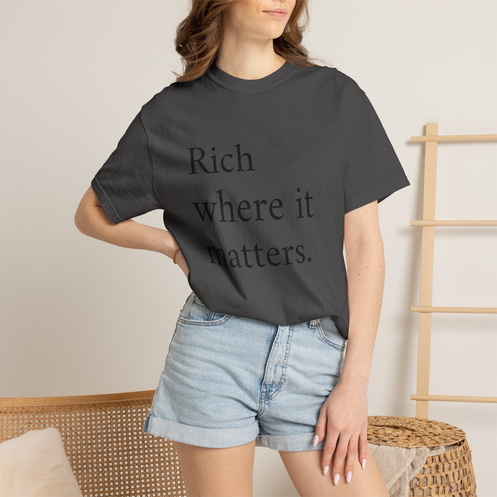 LiveRicher Legacy tee | Rich Where It Matters t-shirt