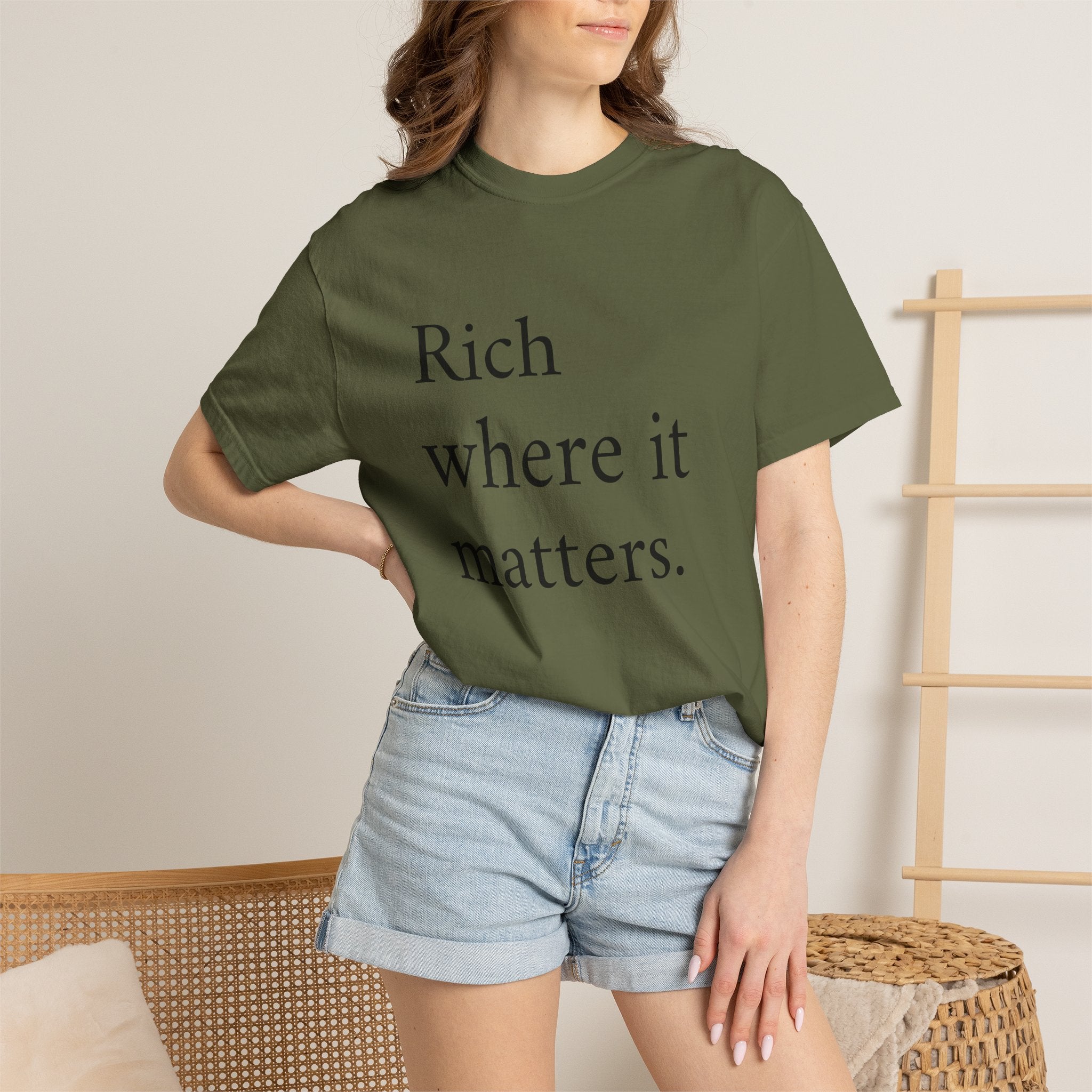 LiveRicher Legacy tee | Rich Where It Matters t-shirt