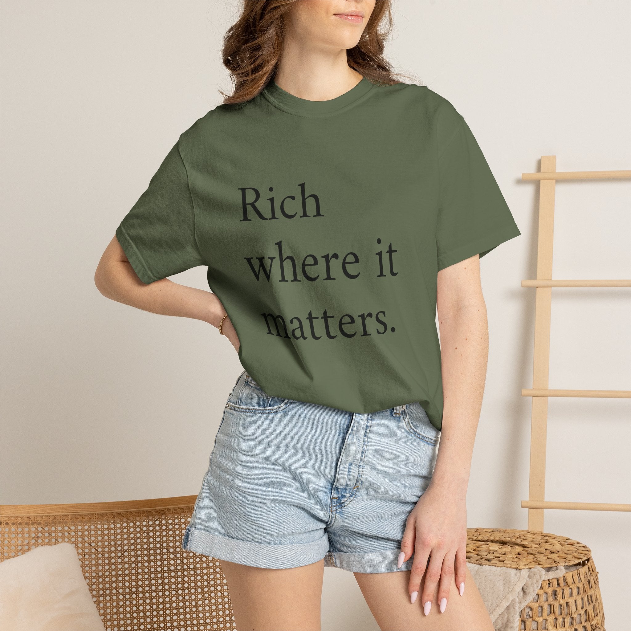 LiveRicher Legacy tee | Rich Where It Matters t-shirt