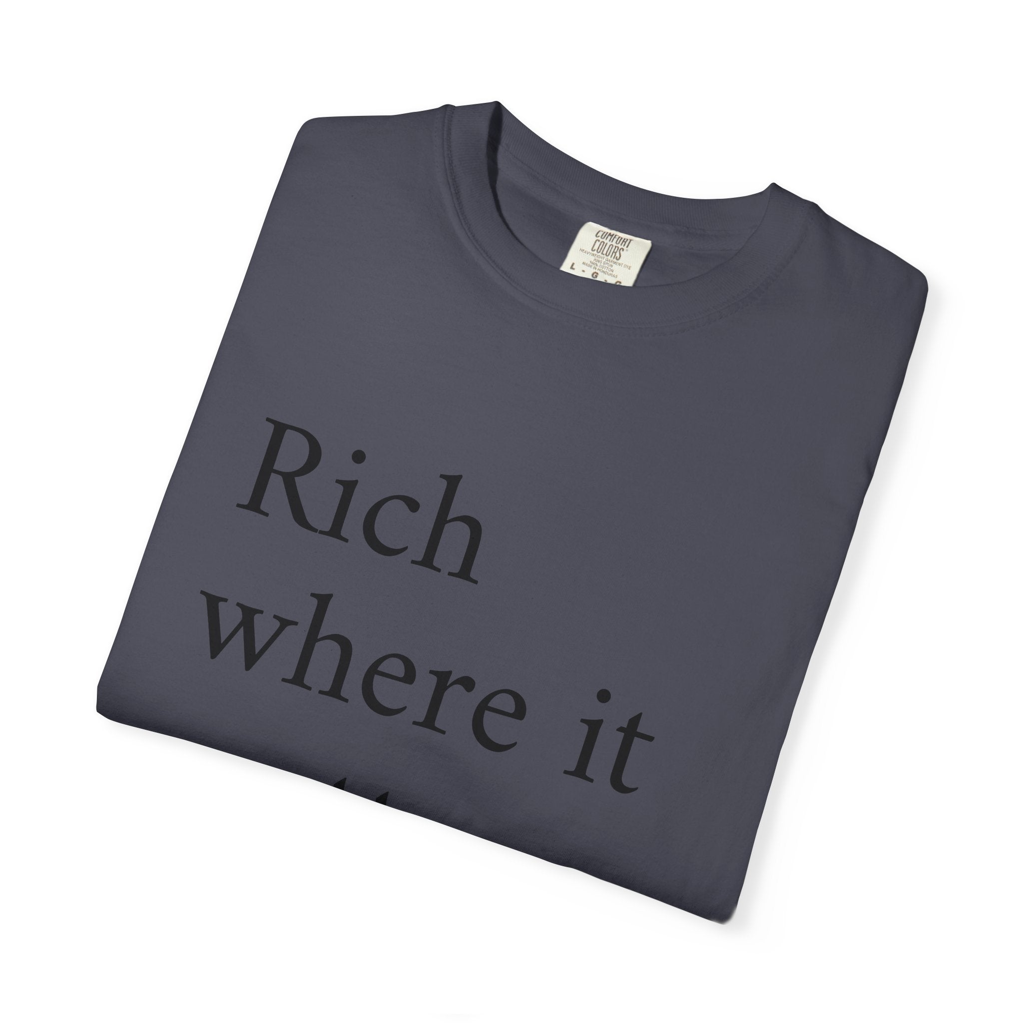 LiveRicher Legacy tee | Rich Where It Matters t-shirt