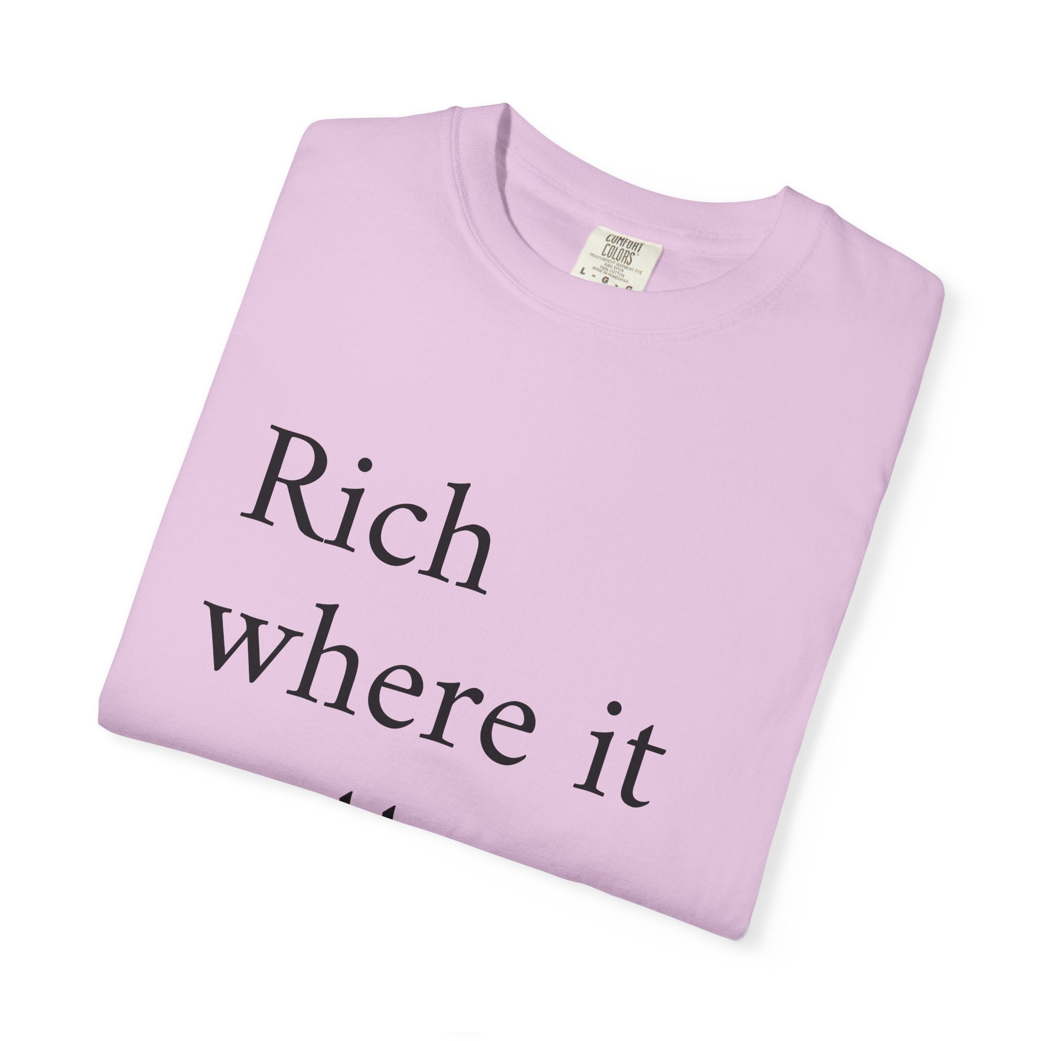 LiveRicher Legacy tee | Rich Where It Matters t-shirt